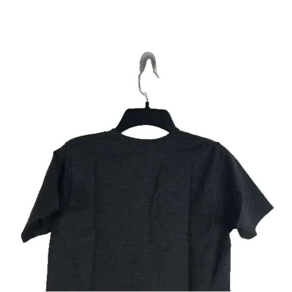 Children's Place Boys M (7/8) Dark Gray/Black ALL EQUAL Graphic Tee Shirt - NWT